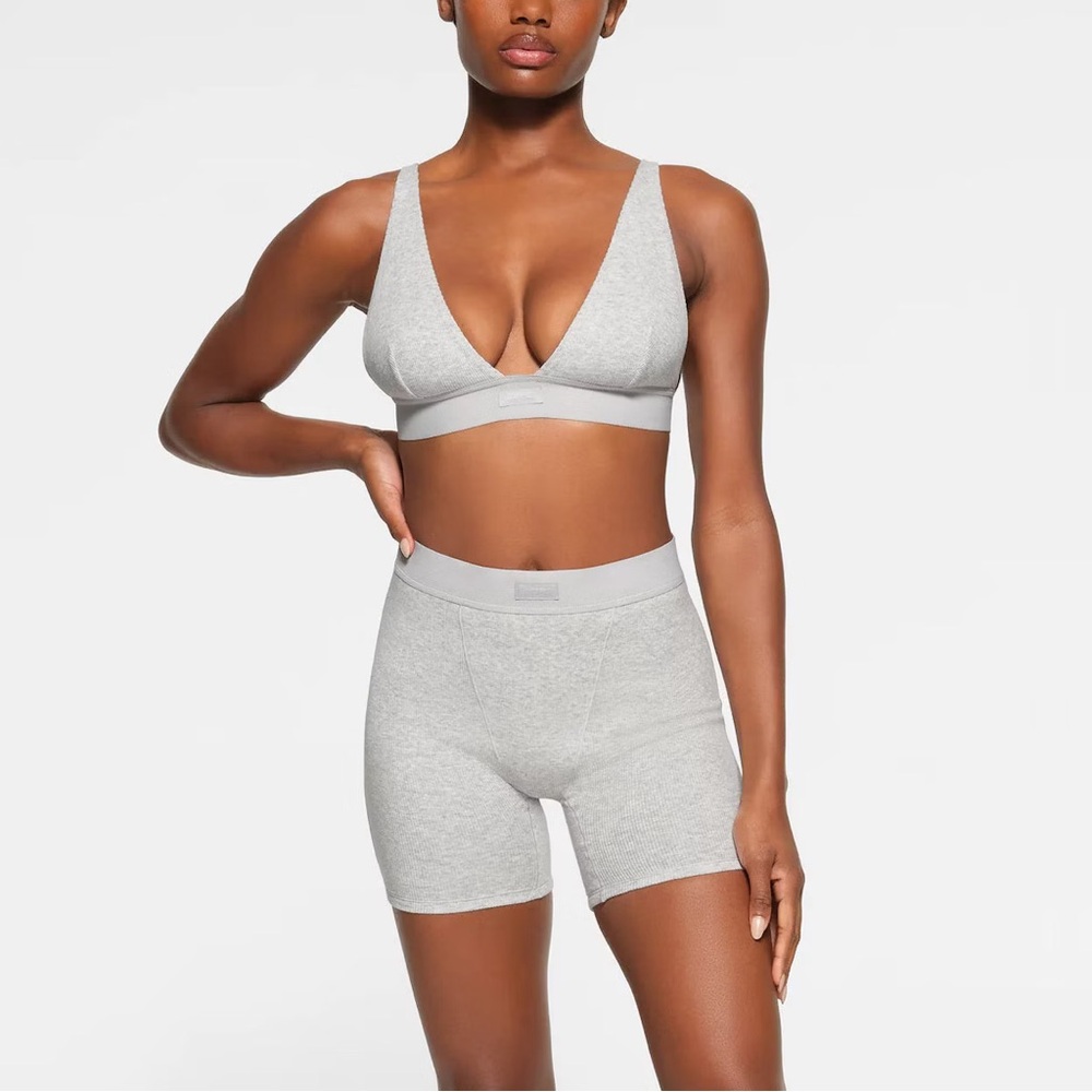 Skims Cotton Rib Tank & Boxer Set - Picture 4 of 9